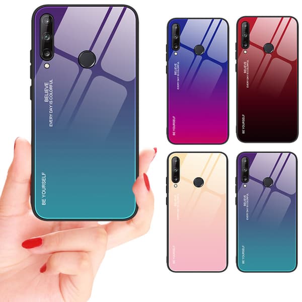 Huawei P40 Lite E - Skyddsskal Svart/Röd