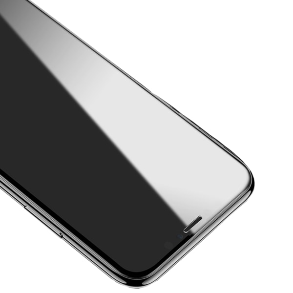 iPhone XS Max skærmbeskytter 2.5D med ramme 9H HD-Clear Svart