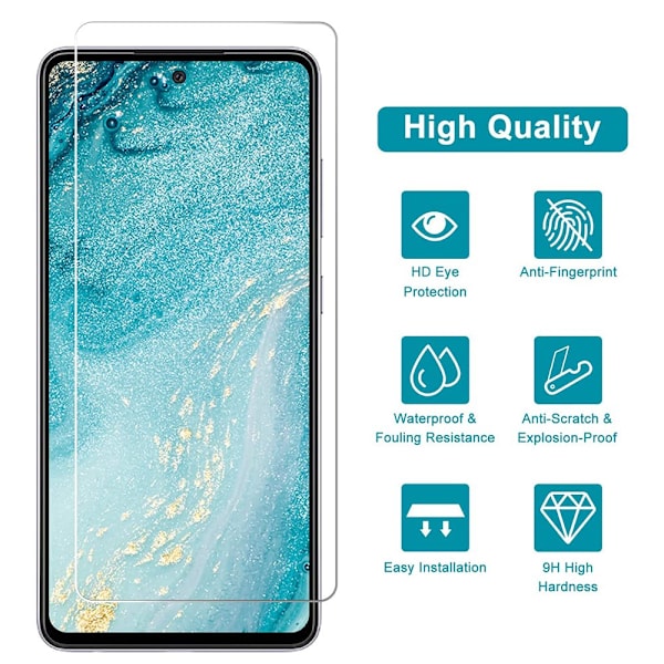 3-PACK Samsung Galaxy A53 5G Skärmskydd Standard HD 0,3mm Transparent