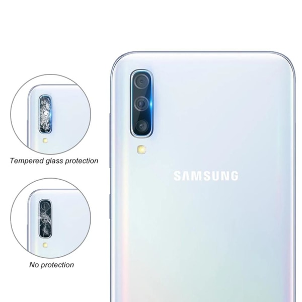 2-PACK Galaxy A20s HD-Clear Ultratynd kameralinsecover