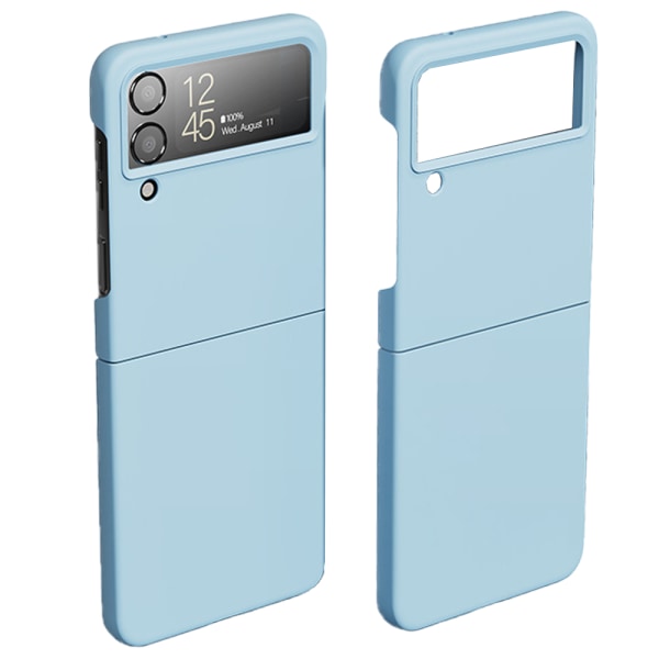 Stødabsorberende mat hårdt pc-cover til Samsung Galaxy Z Flip 4 Lila