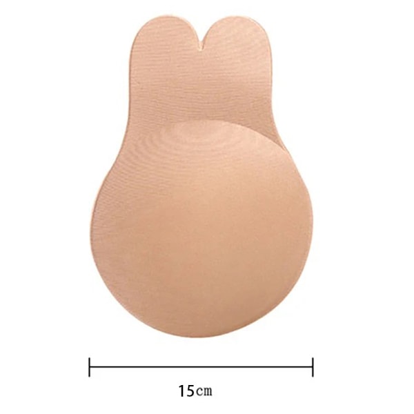 Blød og behagelig selvklæbende BH (uden stropper) Beige L/XL 11cm