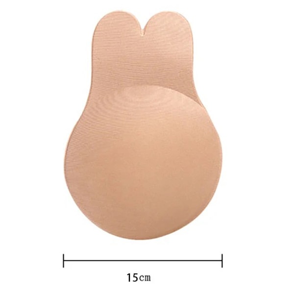 Pehmeät ja mukavat itseliimautuvat rintaliivit (ilman hihnaa) Beige XXL 13cm