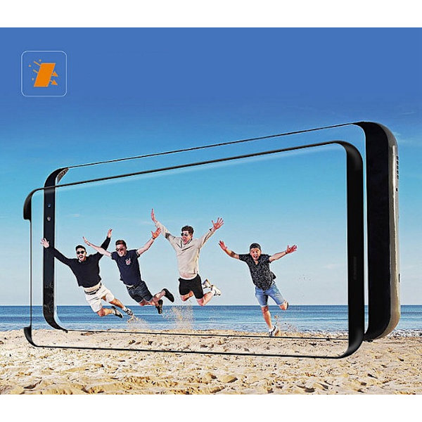 Samsung Galaxy S8+ Skärmskydd CASE-Friendly HuTech ORIGINAL Blå