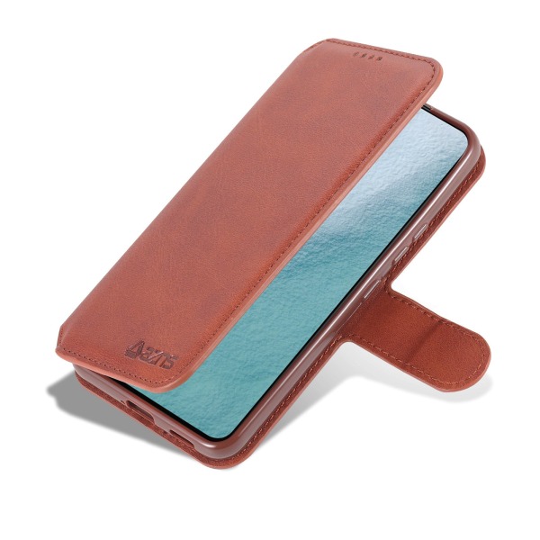 Samsung Galaxy S22 - Stilig AZNS Wallet-deksel Röd
