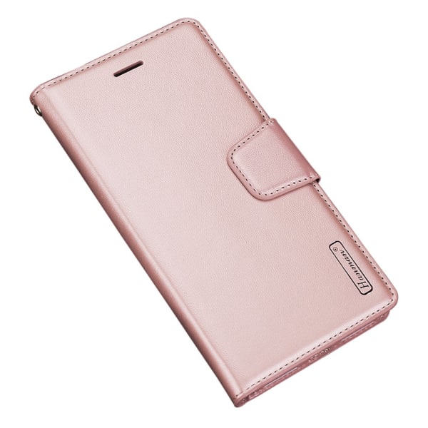 Lommebokveske i slitesterkt PU-skinn (DIARY) - Samsung Galaxy S8 Rosa