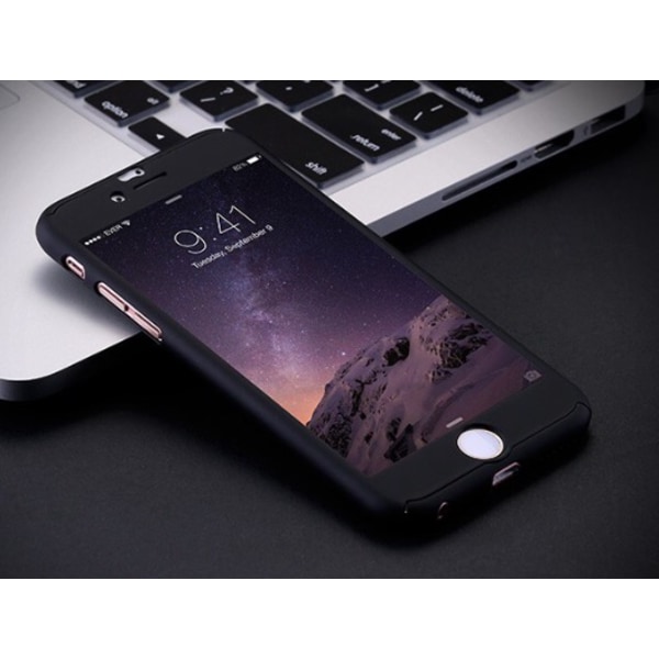 iPhone 8 - Älykäs suojakuori (etu- ja takaosa) Silver