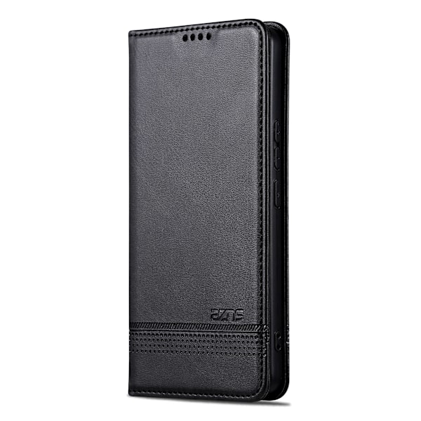 Samsung Galaxy S25 Plus Fodral med Stativ & Kortfack Svart