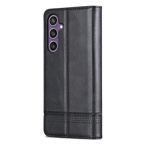 Samsung Galaxy S25 Fodral med Stativ & Kortfack Blå
