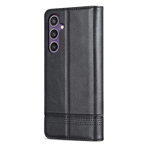Samsung Galaxy S25 Plus Fodral med Stativ & Kortfack Blå