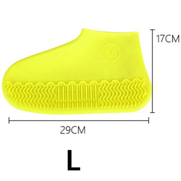 Praktisk skoovertræk/Galos i silikone Svart S