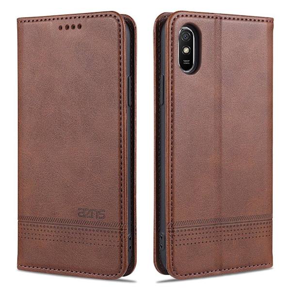 Xiaomi Redmi 9AT - Professionellt Praktiskt Plånboksfodral Svart