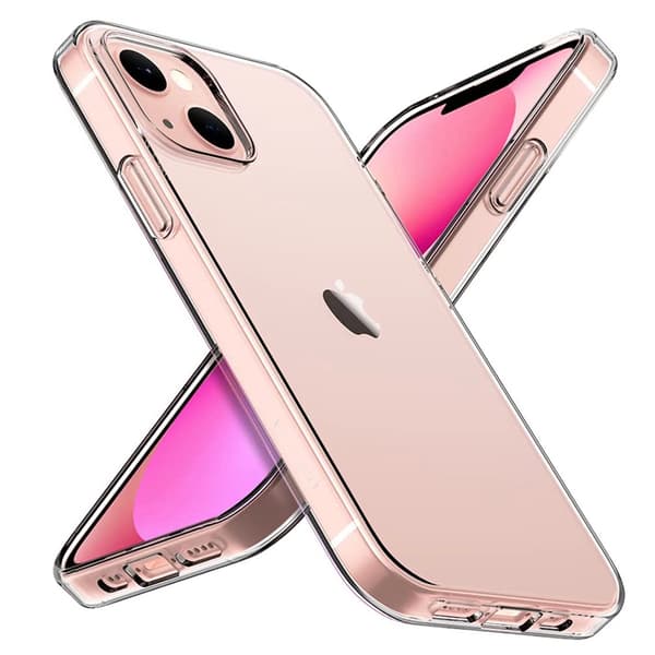 iPhone 15 Plus - Stötdämpande Tunt Skyddsskal Genomskinlig