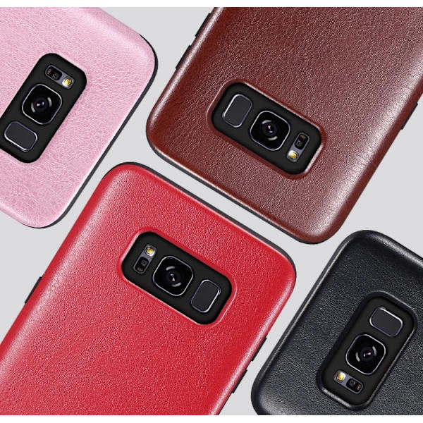 Samsung Galaxy S8+ - NKOBEE Stilrent L�derskal (ORIGINAL) Svart