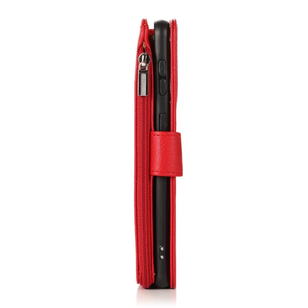 Samsung Galaxy S21 Plus - Stilrent Praktiskt Pl�nboksfodral Röd