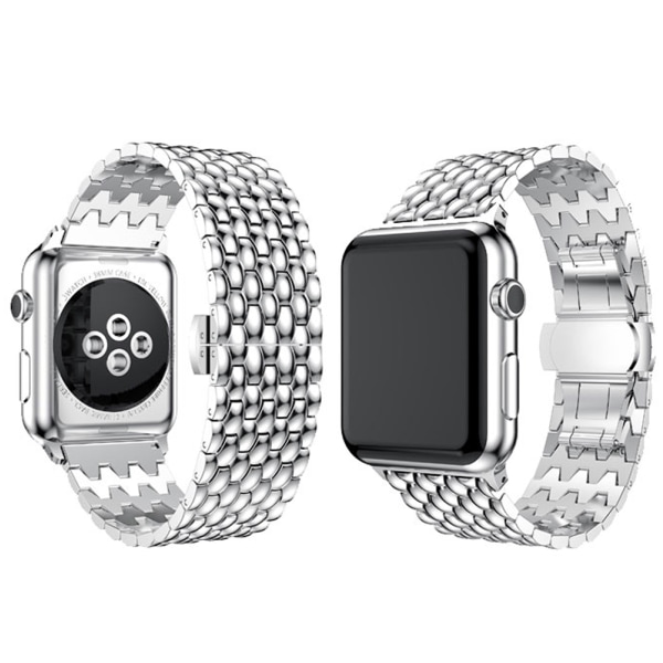 LEMAN teräslinkki Apple Watch 42mm (3/2/1) Silver