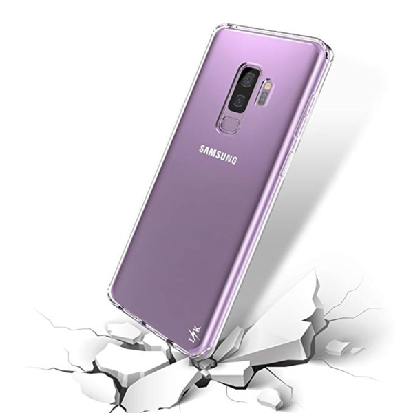 Samsung Galaxy S9 Plus - Tukeva silikonikuori Transparent/Genomskinlig Transparent/Genomskinlig
