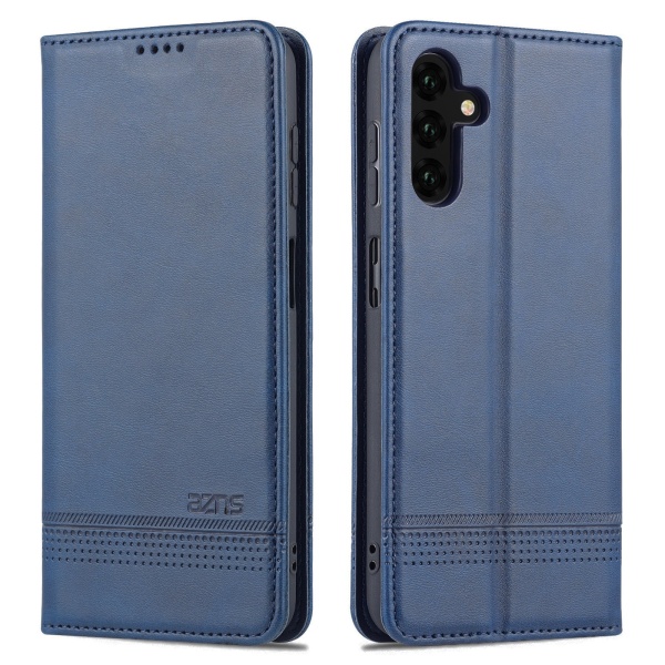 Samsung A14 5G- Plånboksfodral med 3-kortfack i Flera Färger Blå