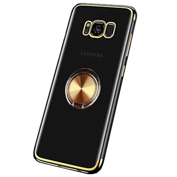 Exklusivt Skyddsskal Ringhållare - Samsung Galaxy S8 Guld Guld