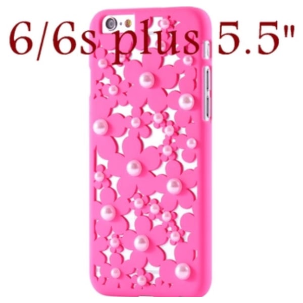 IPHONE 6 /6s plus LUKSUS Flower Pearl etui TILBUD! Vit