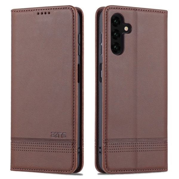 Samsung A14 5G- Plånboksfodral med 3-kortfack i Flera Färger Brown