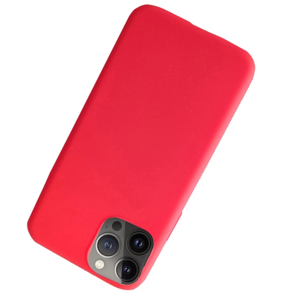 iPhone 13 Pro Max - LEMAN Silikondeksel / Beskyttelsesveske Röd