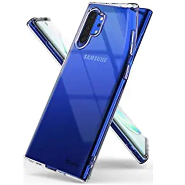 Robust beskyttelsesdeksel i silikon - Samsung Galaxy Note 10 Plus Transparent/Genomskinlig