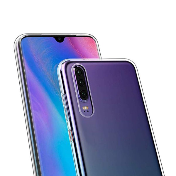 Floveme Stötdämpande Silikonskal - Huawei P30 Transparent/Genomskinlig