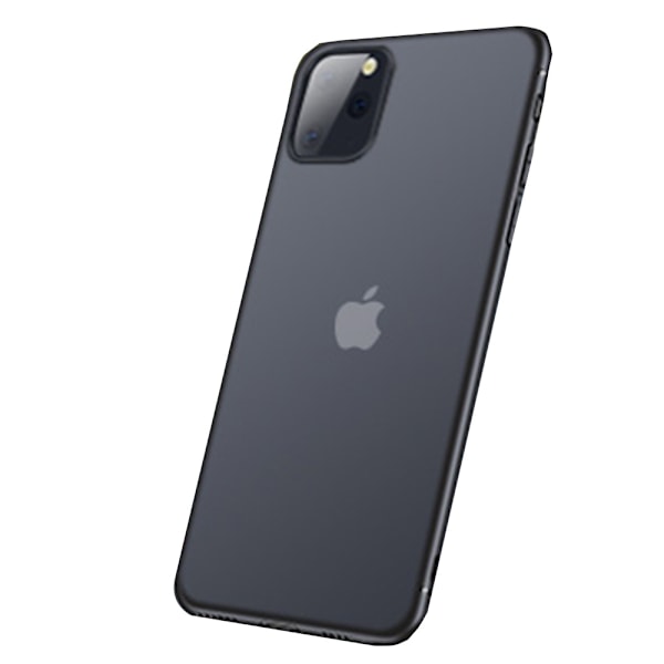 iPhone 11 Pro Max - Skyddande Stilsäkert Silikonskal Svart Svart