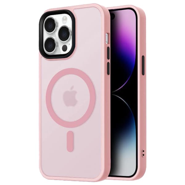 iPhone 16 Pro Max Skal - Translucent Baksida med Perfekt Passform Ljusblå