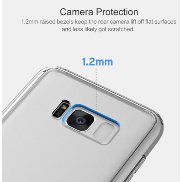 Samsung Galaxy S8 - Eksklusivt stilfuldt cover ROCK Høj kvalitet Blå