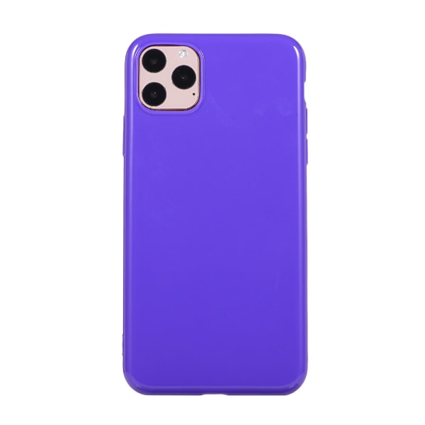 iPhone 11 Pro - Candy Ultrathin Silikone Cover (FLOVEME) Mörklila