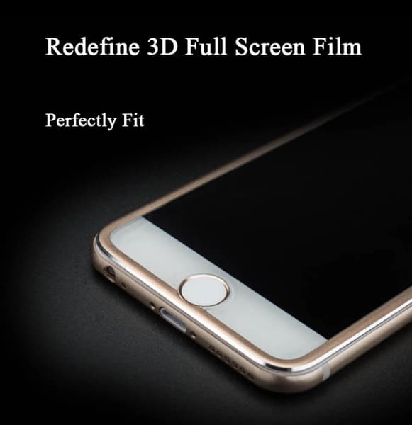 iPhone 6/6S HuTech Skärmskydd 3D med RAM Roséguld