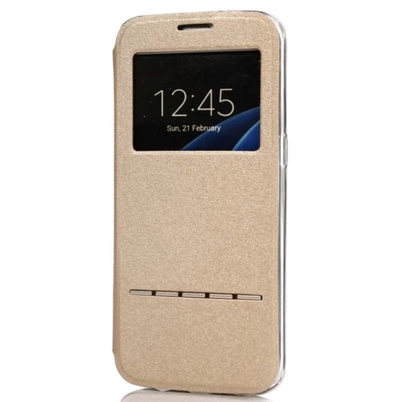 LG G5 Smartfodral med Fönster och Svarsfunktion Vit