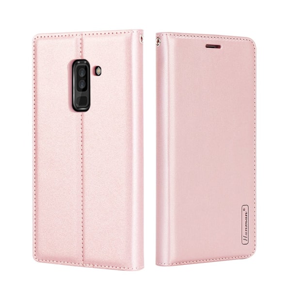 Hanmanin tyylikäs lompakkokotelo - Samsung Galaxy A6 Rosaröd