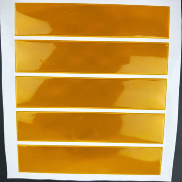 3-PACK Praktiskt Effektfullt Reflex Remsor Fluorescerande Gul