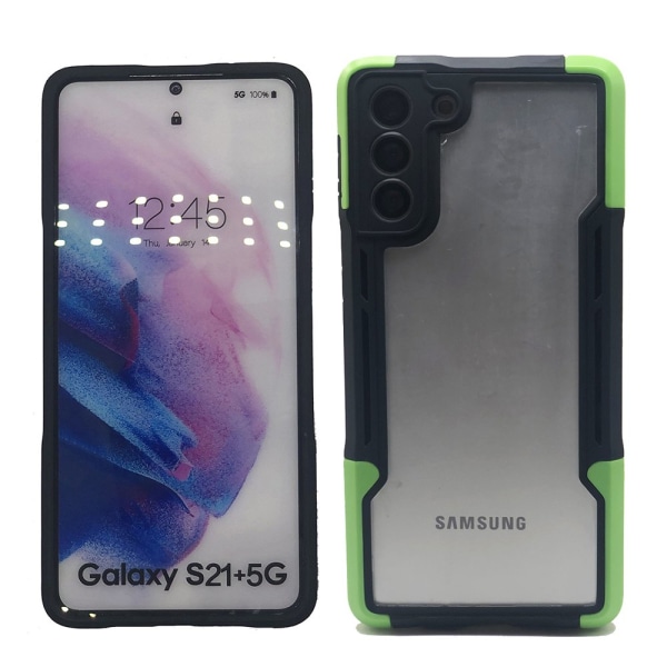 Samsung Galaxy S21 - Genomtänkt Stilsäkert Skyddsskal Röd