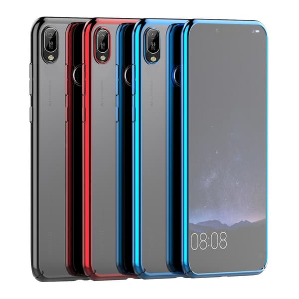 Professionellt Skyddsskal i Silikon - Huawei Y6 2019 Silver Silver