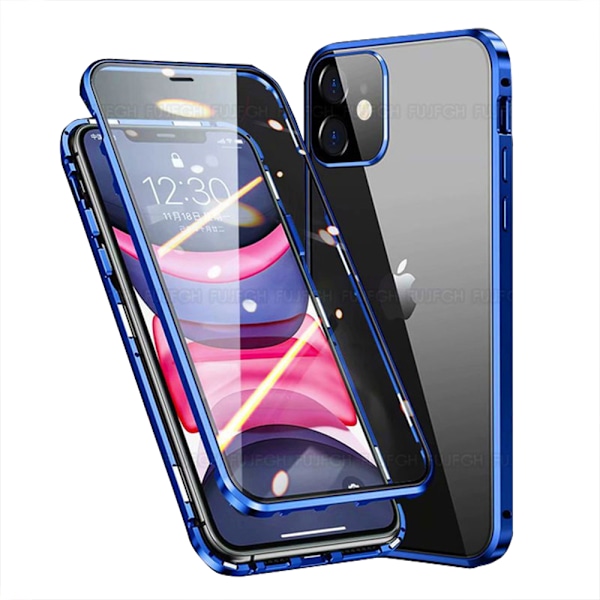 iPhone 12/12 Pro - Magnetiskt Dubbelskal Grön