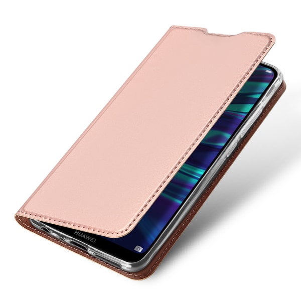 DUX DUCIS Stilfuldt etui med kortrum - Huawei P Smart 2019 Marinblå