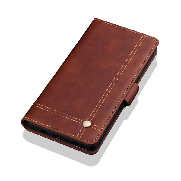 Plånboksfodral - Samsung Galaxy Note10 Plus Mörkbrun