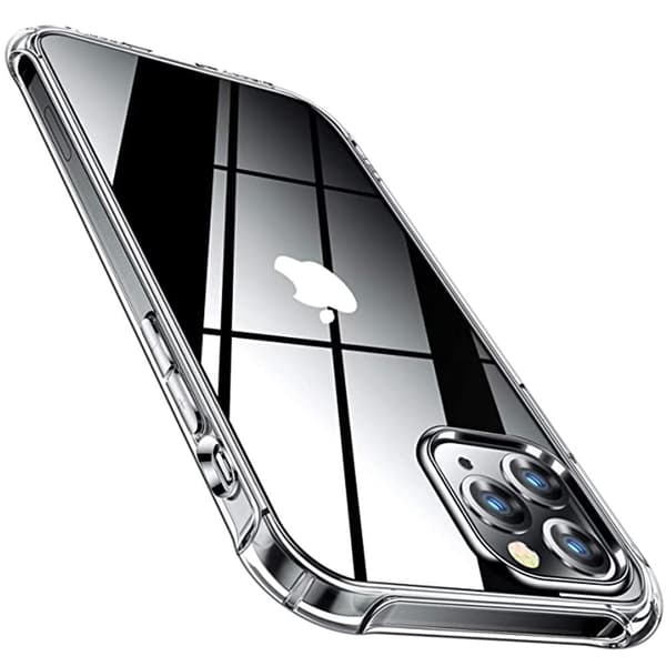 iPhone 12 Pro - Robust Skyddsskal i Silikon + Skärmskydd Transparent