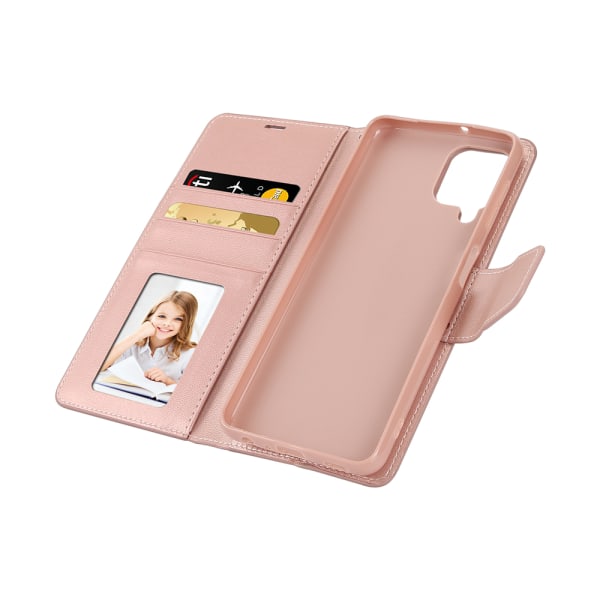 Samsung Galaxy A22 4G - Elegant HANMAN Plånboksfodral Svart
