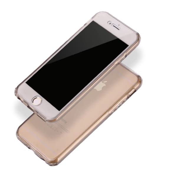 Smart Stilrent Silikonfodral med TOUCHFUNKTION för iPhone 7 PLUS Genomskinlig