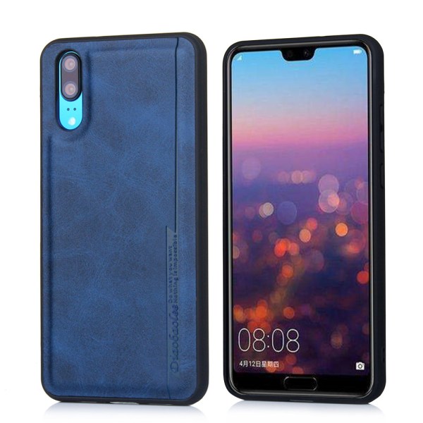 Stilfuldt glat Pu-lædercover - Huawei P20 Röd