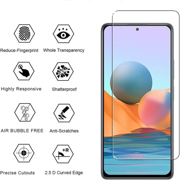 Xiaomi 12T skærmbeskytter og kameralinsebeskytter (2-pak) Transparent