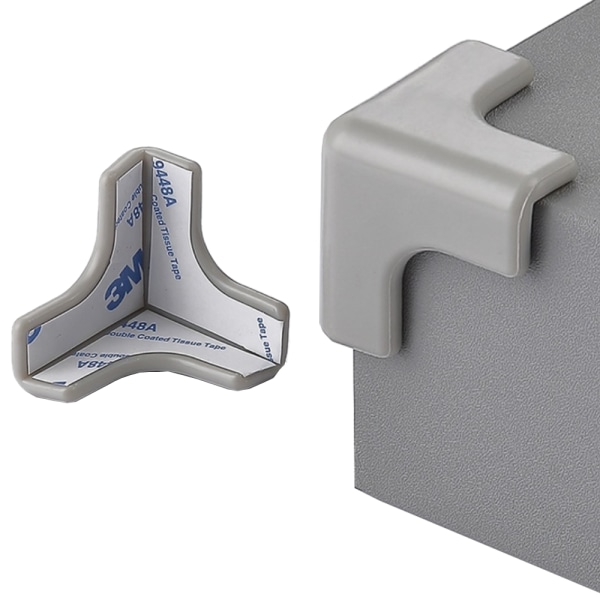 4-PACK / 8-PACK Smarta Hörnskydd Babysäkerhet 4-PACK Svart