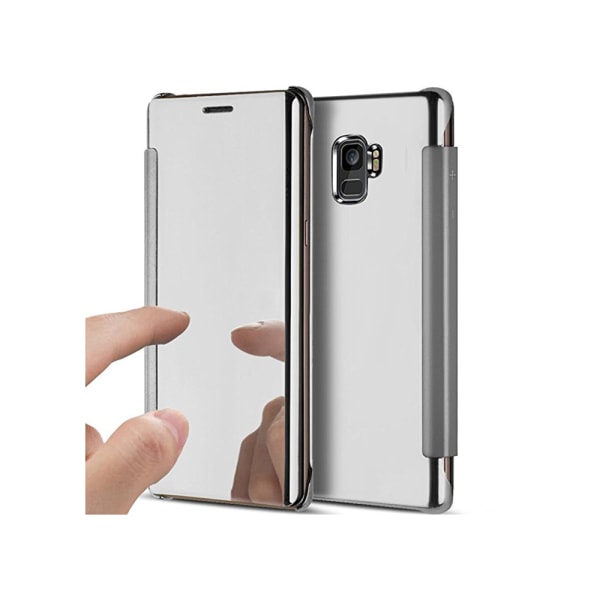 Samsung Galaxy S9 LEMANS Käytännöllinen Clear-View -kotelo (alkuperäinen) Guld