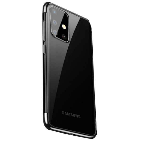 Samsung Galaxy A71 - Stilfuldt Floveme Silikone Cover Silver