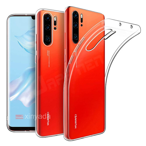 Huawei P30 Pro - Skyddande Heltäckande Silikonskal NORTH Svart